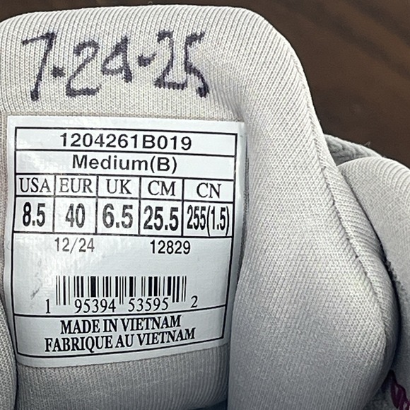 Brooks Adrenaline 24 Shoes Women's 8.5B Gray Running Trainers Sneakers Athletic - Picture 8 of 16